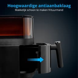 MEDION X10 XL hetelucht friteuse (5 liter XXL frituurmand, stoom voor knapperig voedsel, 1.500 watt, kijkvenster, schudalarm, digitaal bedieningspaneel, 10 automatische programma's, tot 230 °C) — thumbnail 15