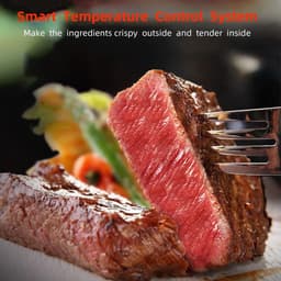 Airfryer - 12L - 11 in 1 - Multifunctionele Elektrische Oven - 1700 Watt - Led Touchscreen - Met Venster - Air Fryer - RVS — thumbnail 2