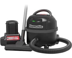 Numatic Batterijstofzuiger NBV190-NX - Stofzuiger met zak - Rood