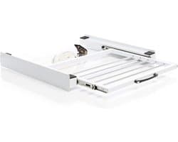 IVOL Stapelkit Wasmachine Droger met droogrek - Wit - Tussenstuk wasmachine en droger