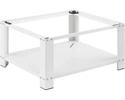 IVOL Wasmachine Verhoger Wit met opbergruimte - Wasmachine opbouwmeubel - ook geschikt voor Droger