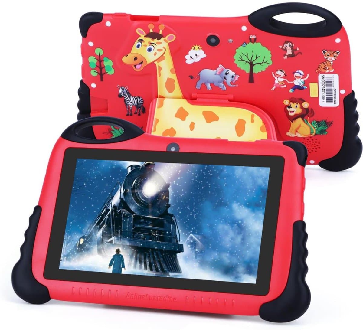 VELTRR® Kindertablet Vanaf 3 Jaar - Tablet Kinderen - Kinderspeelgoed - Rood — afbeelding 1
