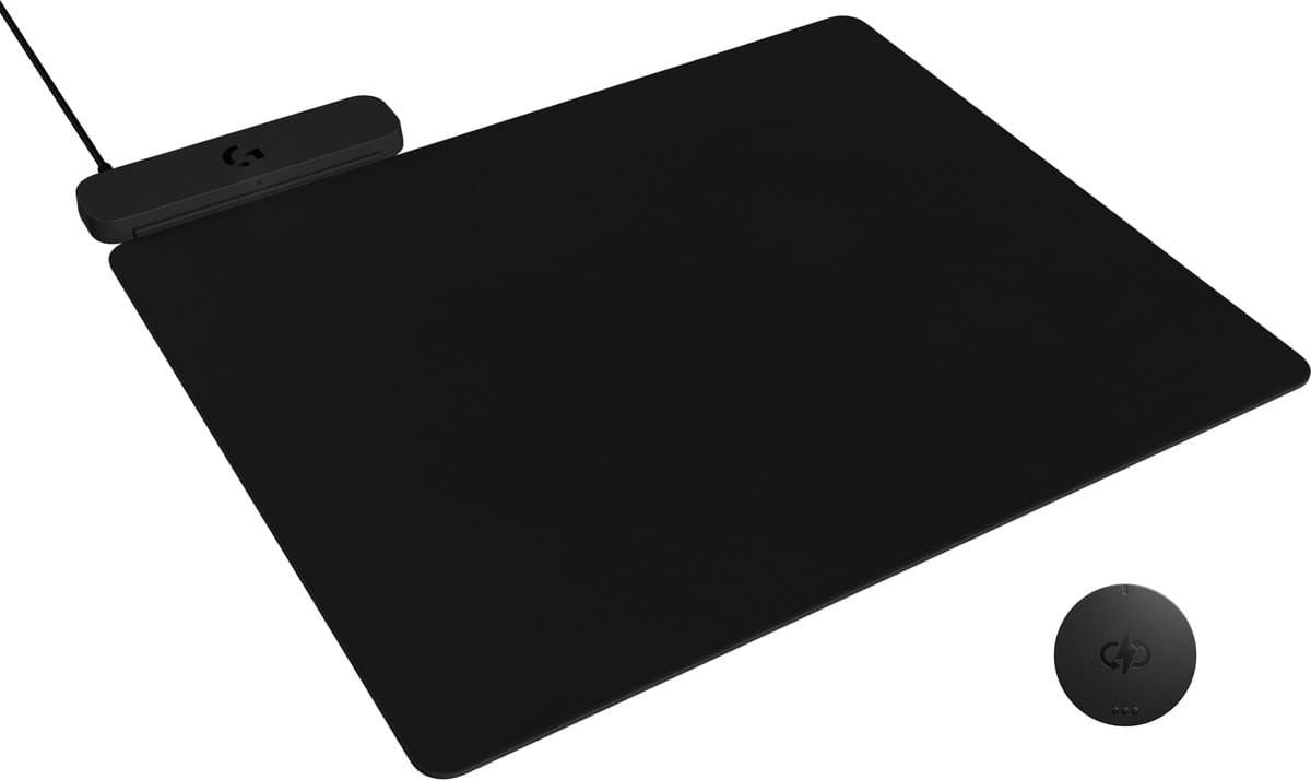 Logitech G Powerplay 2 - Muismat en Draadloos Oplaadstation - Zwart — afbeelding 1