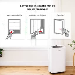 Bosch Cool 2000 - Mobiele Airco - 3-in-1: Airco, Ontvochtiger, Ventilator - 2,6 kW, 35m² — thumbnail 4