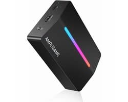 FIFINE V3 - Video Capture Card - Geschikt voor PS5 / Switch / PC / XBOX / MAC - HDMI 4K@30Hz - 1080p@60Hz Opname - USB 3.0 - Zwart
