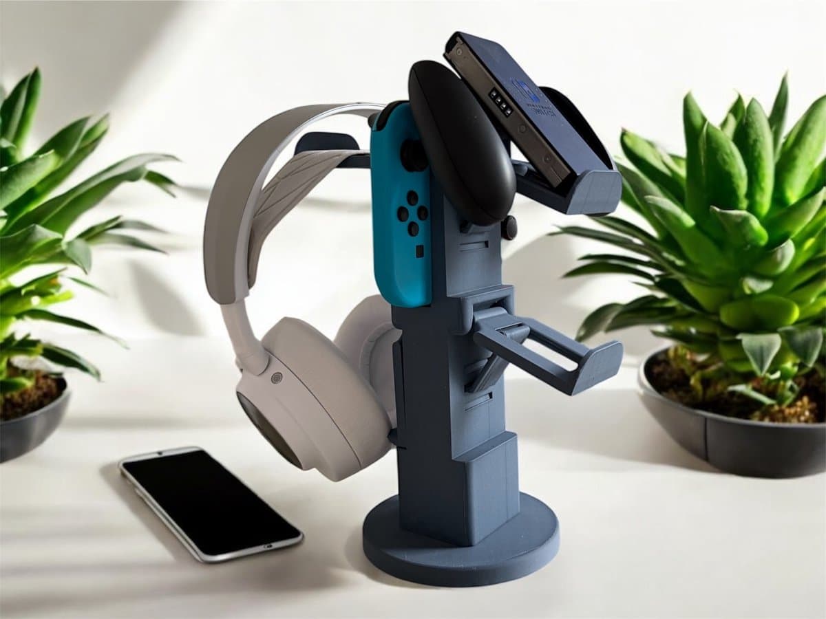 Universele Controller en Headset Stand - Verstelbare Armen - Compatibel met Nintendo Switch 2 — afbeelding 1