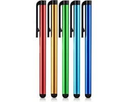 Touchscreen Pennen - 5 stuks Stylus Pen - Tablet Pen - Smartphone Pen - Laptop Pen - Diverse kleuren