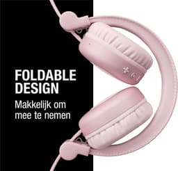 Fresh ‘n Rebel Code Core – Draadloze on-ear koptelefoon – Bluetooth - 30 uur Speeltijd - Roze - Pastel Pink — thumbnail 5