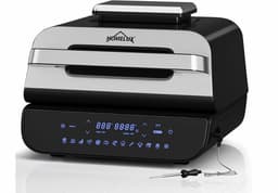 Homelux luxe airfryer - 2-in-1 Grill & Hetelucht Friteuse - Smart - 5.9 LITER - temperatuursensor 60 minuten timer - 12 voorgeprogrammeerde programma's — thumbnail 1
