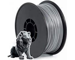 3D&Print PLA Filament 1,75mm - 3d Pen Navulling Vullingen Kinderen - Speelgoed 10 Jaar - Zilver - 250 Gram
