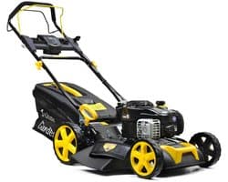 John Gardener Benzine grasmaaier - 51 cm maaibreedte - 8-traps hoogte-instelling - 60L opvangbak - Zij- en achteruitworp