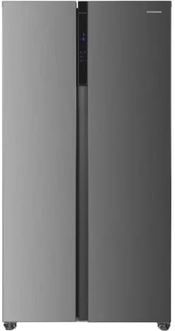 Heinner HSBS-HM532NFXE++ Amerikaanse Side-by-Side Koelkast 532 L – Full No Frost – LED Touch Display – Super Vriezen – Deur-open Alarm – RVS – 5 Jaar Garantie — thumbnail 1