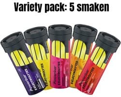 Powerbar Electrolyte Tabletten mixdoos - mineralen sportdrank - 12 x 10 tabs (o.a. met cafeïne)