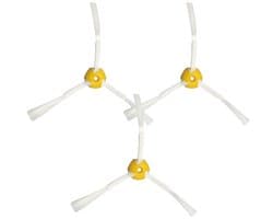 Zijborstel - Robotstofzuiger accessoires - voor irobot Roomba - Serie 600 700 - Geel - 3-pack
