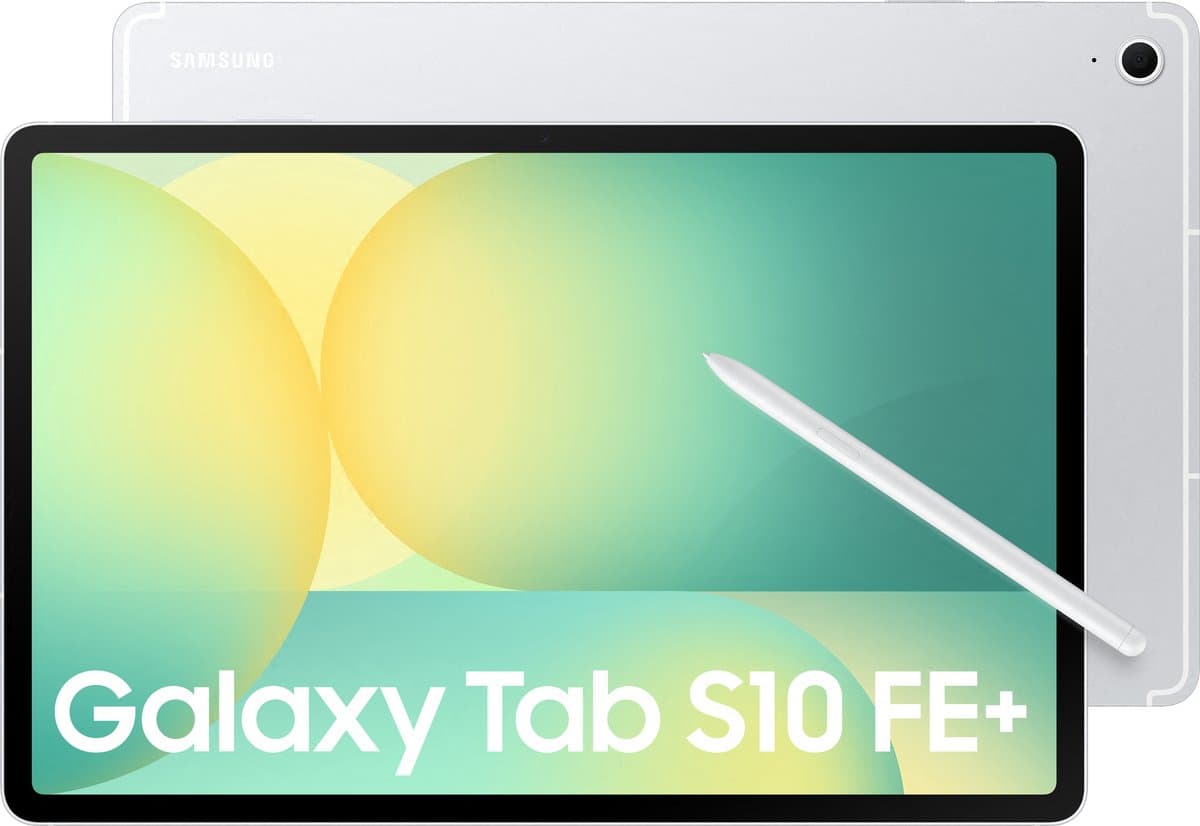 Samsung Galaxy Tab S10 FE Plus - Wifi - 128GB - Silver — afbeelding 1