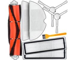 accessoireset compatibel met Xiaomi Mi Robot - Roborock S50 - S60 - S6 - E20 - E25 - E35 - Xiaomi Mi Robot Vacuum MOP 1C - Xiaomi Vacuum Mi Robot 1C - Hoogwaardige vervanging