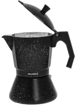 Klausberg KB7161 Espressomaker - Zwart Marmer Design (12 Kopjes) - Geschikt voor alle warmtebronnen — thumbnail 2