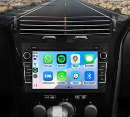 Autoradio 1/32GB met smart Carplay en Android auto | Geschikt voor Opel Astra H, Corsa D, Vectra C, Combo, Zafira, Meriva, Vivaro, Tigra 2001-2013 | Radio scherm met Navigatie | 2001 2002 2003 2004 2005 2006 2007 2008 2009 2010 2011 2012 | Zwart — thumbnail 2