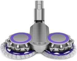 Nifkos Mop Dweil voor Dyson - V10 SLIM & V11 SLIM & V12 SLIM - Nat & Droog - Inclusief 4 Extra Dweilmops