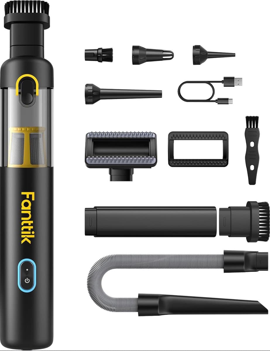Fanttik Slim V8 Apex Autostofzuiger - 19000Pa, 4-in-1 Multifunctioneel, Draagbaar & Krachtig, Ideaal voor Auto, Thuis & Buiten — afbeelding 1