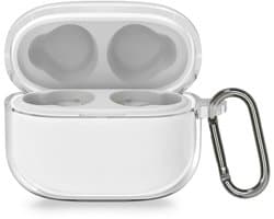 kwmobile Earphones Case for Sony LinkBuds S Case - Clear TPU Silicone Earbuds Cover - Transparent — thumbnail 1