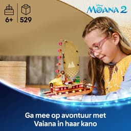 LEGO Disney - Vaiana's avonturenkano Constructiespeelgoed — thumbnail 4