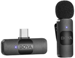 BOYA BY-V10 (V2.0) Zwart Microfoon met bevestigingsclip — thumbnail 2