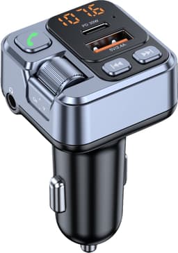 Audyn Bluetooth FM Transmitter - Bluetooth Receiver - Autolader - Carkit — thumbnail 1