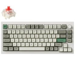 Keychron Q1 Max QMK/VIA gaming toetsenbord Red Switch wit