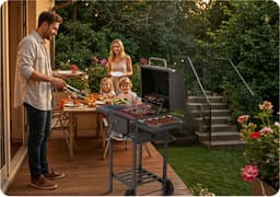 Berdsen BD-892 houtskoolgrill — thumbnail 5