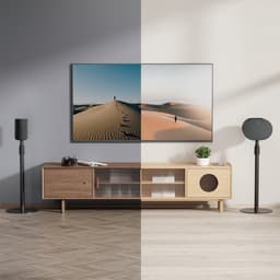 Vloerstandaard set voor Sonos Era 100 en 300 - 2 stuks - Hoogte verstelbaar - Basic - Zwart — thumbnail 3