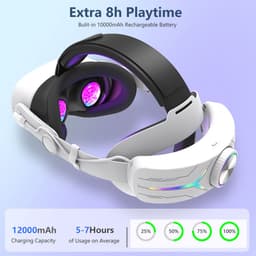 Hoofdband Elite Strap met 12000 mAh batterij | voor Meta Quest 3S & Quest 3 — thumbnail 2