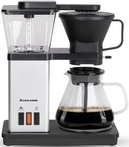 CoolHome Masterbrew koffiezetapparaat - koffiezetapparaat Filterkoffie - Met blooming functie - RVS — thumbnail 1