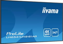 Iiyama LH6541UHS-B1AG professioneel digitaal signage display, 163,8 cm, 4K Ultra HD, 500 cd/m², zwart, 24/7. — thumbnail 5