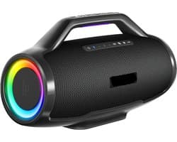 Luidspreker - Luidsprekerkabels - Bookshelf Speaker - Speakers voor PC - BT 5.0 - 130W - 3-weg Geluidssysteem - APP-Besturing - Zwart