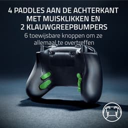 Razer Wolverine V3 Pro - Draadloze Controller - Programmeerbaar - Backpaddles - Xbox/PC - Zwart — thumbnail 4