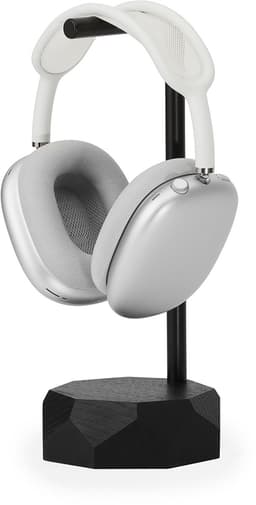 Oakywood Headphones Stand - Zwart Massief Eiken - Echt Hout Koptelefoon Standaard Houder - Stijlvol Clean Desk Design — thumbnail 5