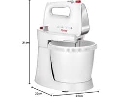 Equivera Deegmachine - Kneedmachine - Deegmixer - Keukenmixer - Keukenmachine