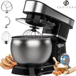 Equivera Deegmachine - Kneedmachine - Deegmixer - Keukenmixer - Keukenmachine — thumbnail 1