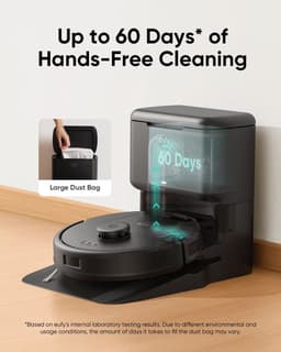 eufy Clean L60 Hybrid SES Robotstofzuiger met dweilfunctie - Robot Vacuum - 5.000 Pa Zuigkracht, Met automatisch leegstation, Bestuurbaar via smartphone — thumbnail 2