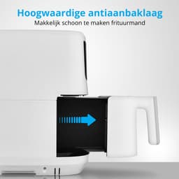 MEDION XL Airfryer P10 - 6,8 L - 2150 W - 9 programma’s - Wit — thumbnail 6