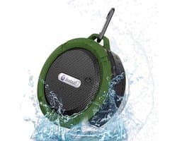BP® Douche Speaker - Badkamer Speaker - Shower Speaker - Draagbare Speaker - Bluetooth Speaker - Met Zuignap - Waterproof - USB Oplaadbaar - Groen