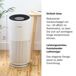 Bosch Air 6000i App-Gestuurde Luchtzuiveraar - Maximale Zuivering voor Grote Ruimtes — thumbnail 6