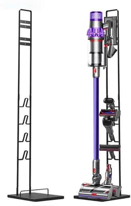 WoonWonder - Stabiele Metalen Stofzuigerstandaard voor Dyson & Dyson Handheld met ruimte voor Draadloze Stofzuigeropzetstukken en Accessoires - Dyson — thumbnail 1