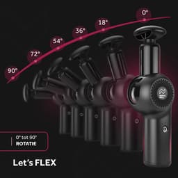 Northwall Massage Gun Mini - Massage Pistool Inclusief Koffer en 4 Opzetstukken - Krachtig en Draadloos Sport en Relax Massage Apparaat — thumbnail 3