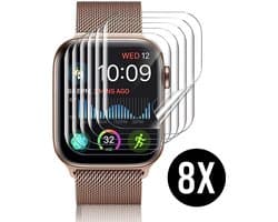 Screenprotector geschikt voor Apple Watch Series 4 / 5 / 6 / SE - 40 mm Screen Protector - Podec - 8 Stuks