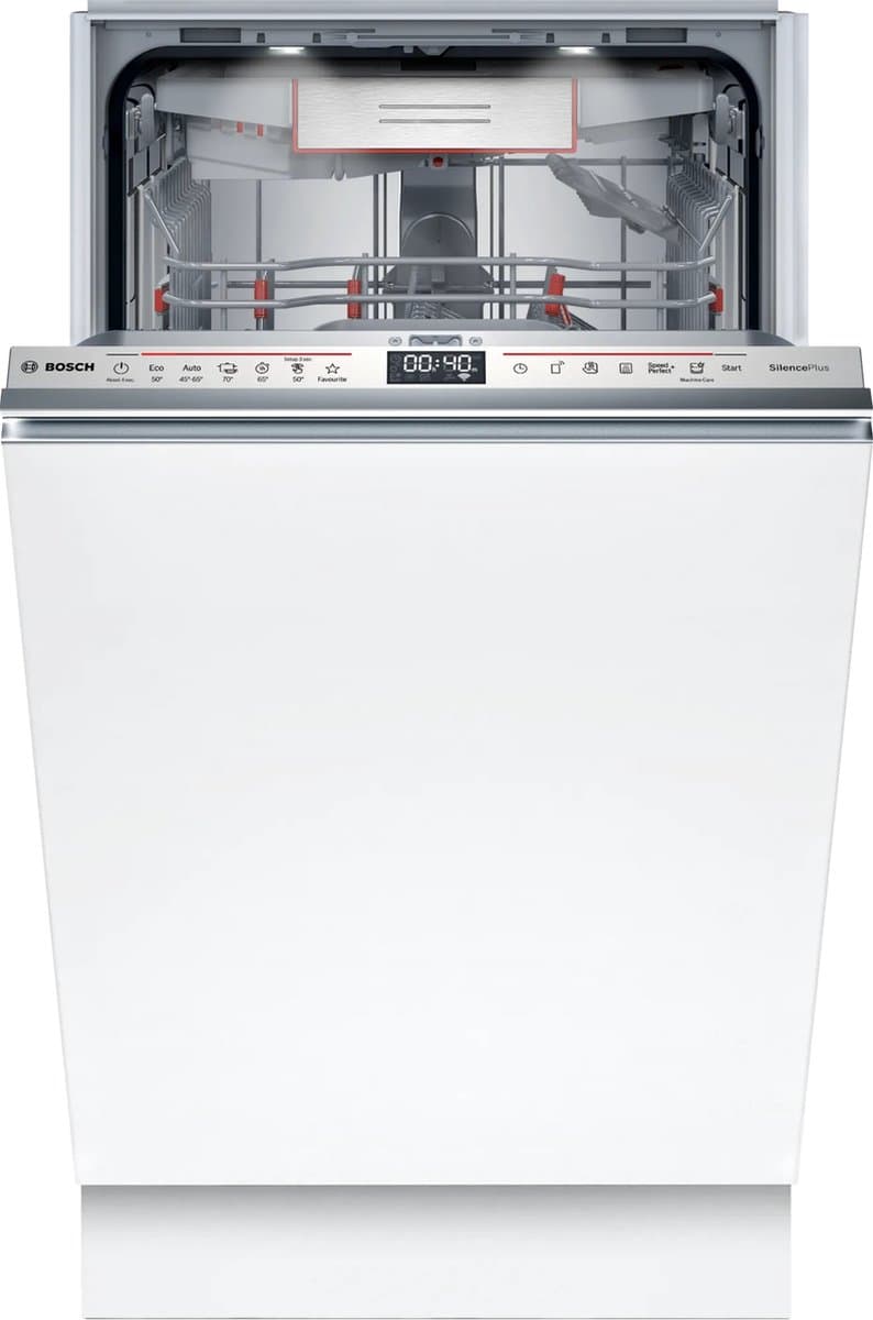 Bosch SPV6EMX05E Serie 6 - Inbouwvaatwasser - Volledig ingebouwd - 10 couverts - C label - 44 dB - RVS — afbeelding 1