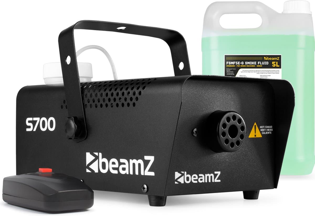 Rookmachine - Beamz S700 rookmachine 700W incl. ruim 5L rookvloeistof — afbeelding 1