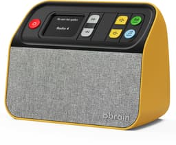 Dementie Radio - DAB+/FM/USB - Makkelijke Bediening - Geschikt als Senioren Radio - Aanpasbaar Bedieningspaneel tot 1 Knop - Geel — thumbnail 2
