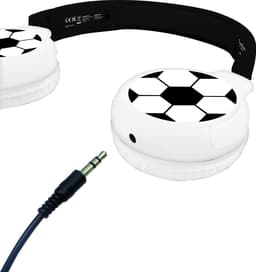 2-in-1 Bluetooth® en Bedrade comfortabele opvouwbare Koptelefoon met veilige volumebeperking Football Design — thumbnail 3